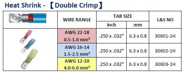 Heat Shrink (Double Crimp) 1