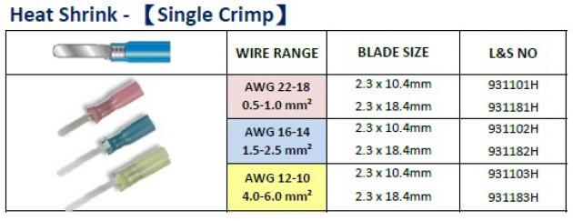 Heat Shrink (single Crimp) 1