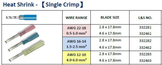 Heat Shrink (single Crimp) 1