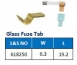 Glass Fuse Tab