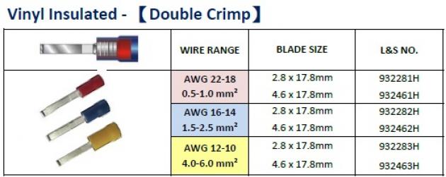 Vinyl Insulated (Double Crimp) 1