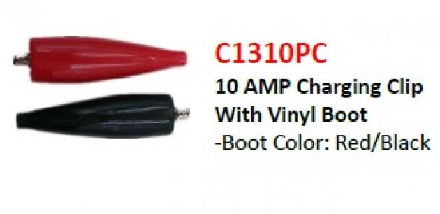 10 AMP Charging Clip With Vinyl Boot 1