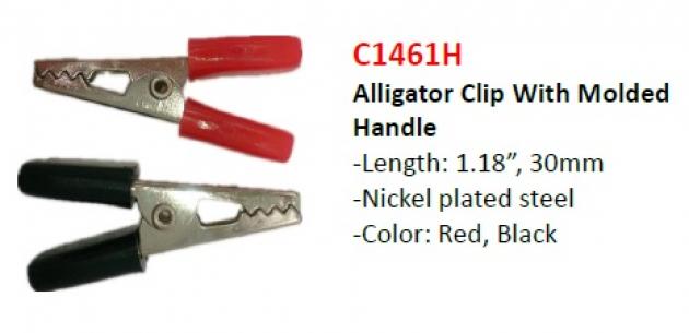 Alligator Clip With Molded Handle 1