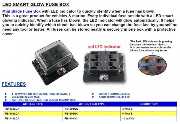 LED Smart Glow Fuse Box 1