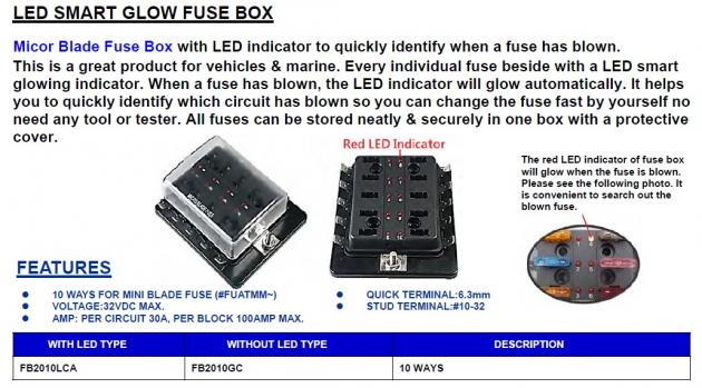 LED Smart Glow Fuse Box 1