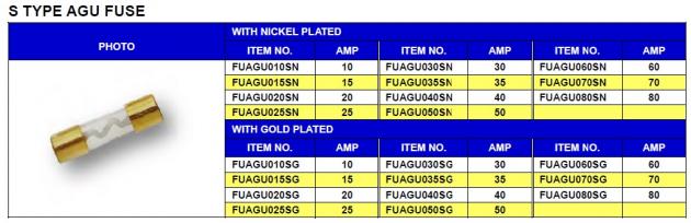 S Type AGU Fuse 1