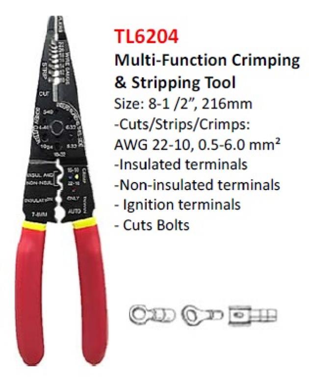 Multi-Functions Crimping & Stripping Tool 1