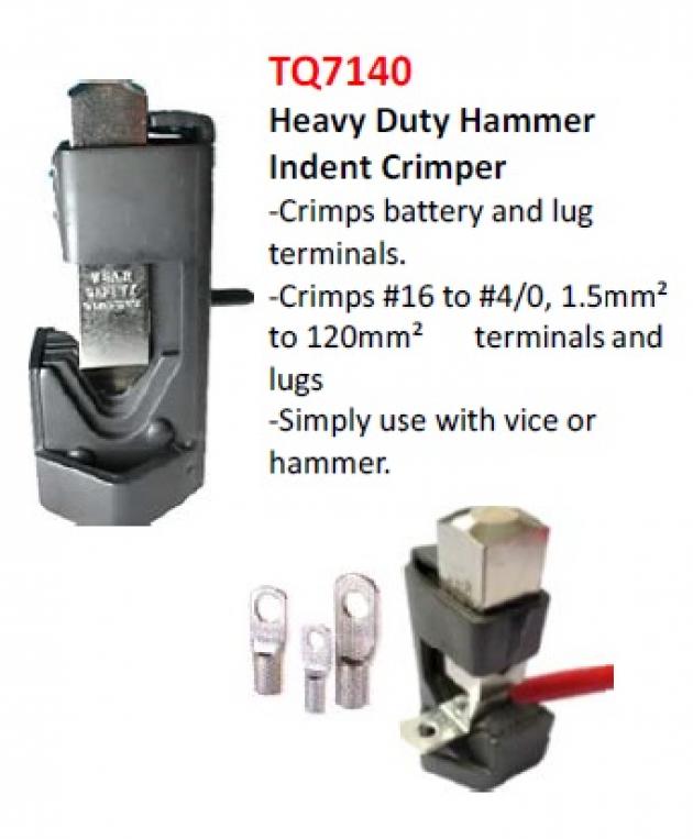 Heavy Duty Hammer Indent Crimper 1