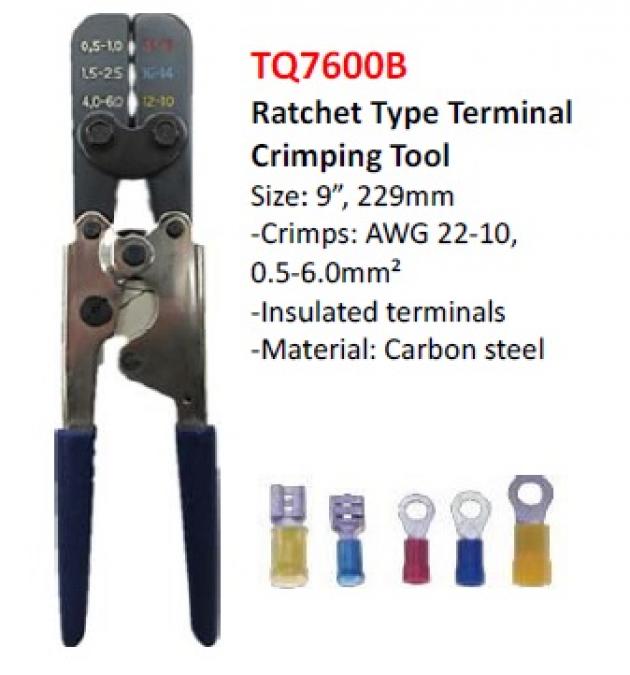 Ratchet Type Terminal Crimping Tool 1