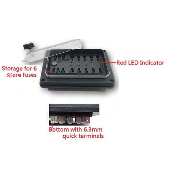 LED Smart Glow Fuse Box With Waterproof IP56